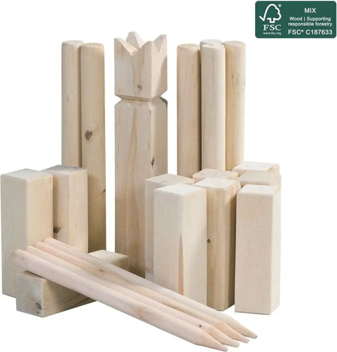 Outdoor Play Kubb Spel