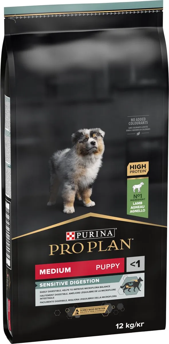 Pro Plan Sensitive Digestion Medium Puppy Lam 12kg