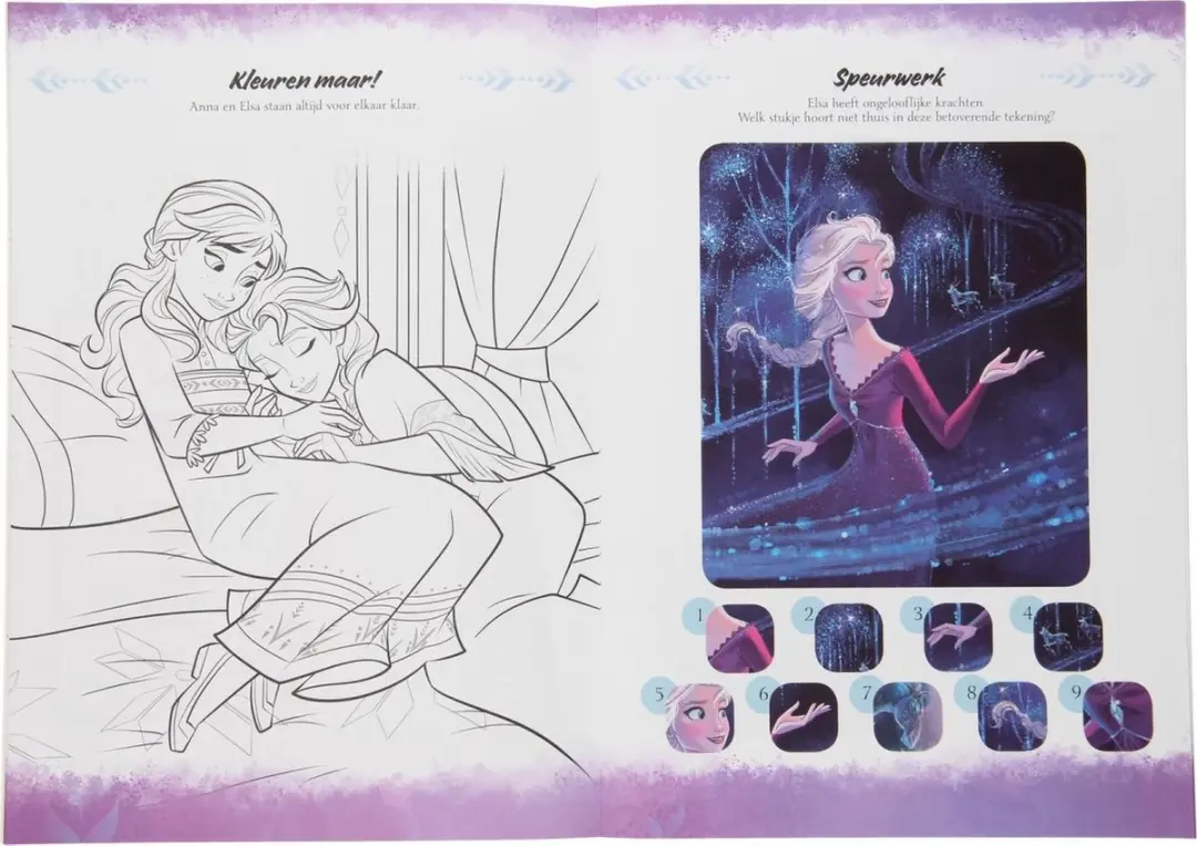 Disney Frozen 2 Ik Speel, Ik Kleur + Verjaardagskalender - afbeelding 4 van 4