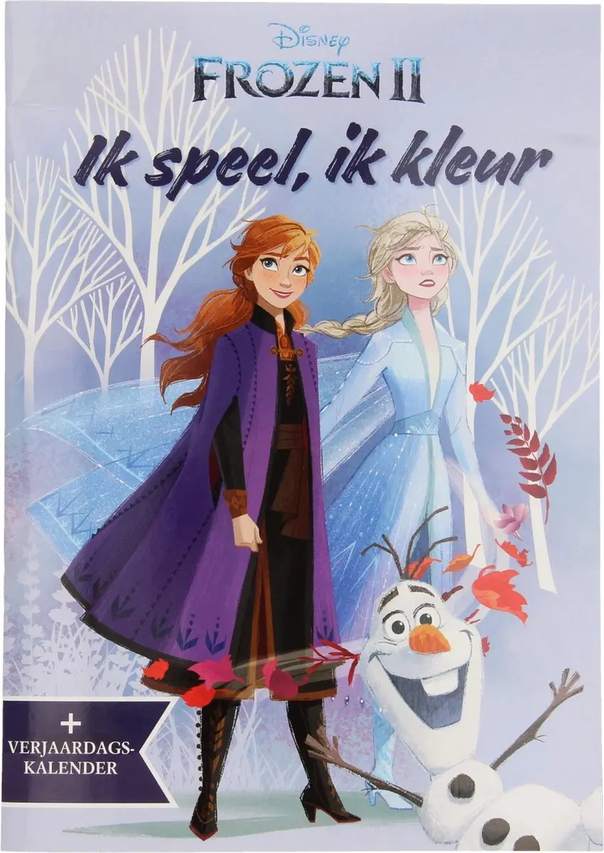 Disney Frozen 2 Ik Speel, Ik Kleur + Verjaardagskalender