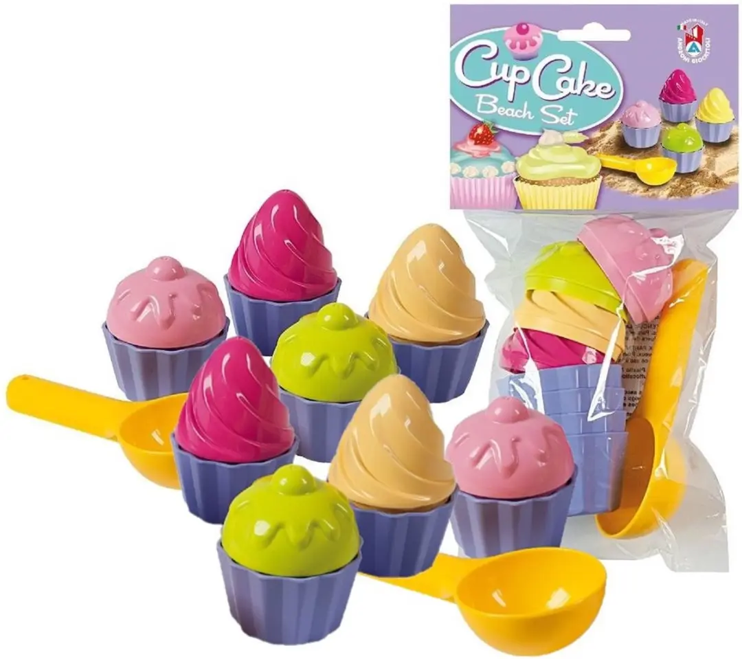 Androni Giocattoli Speelgoed cupcake zandvormen