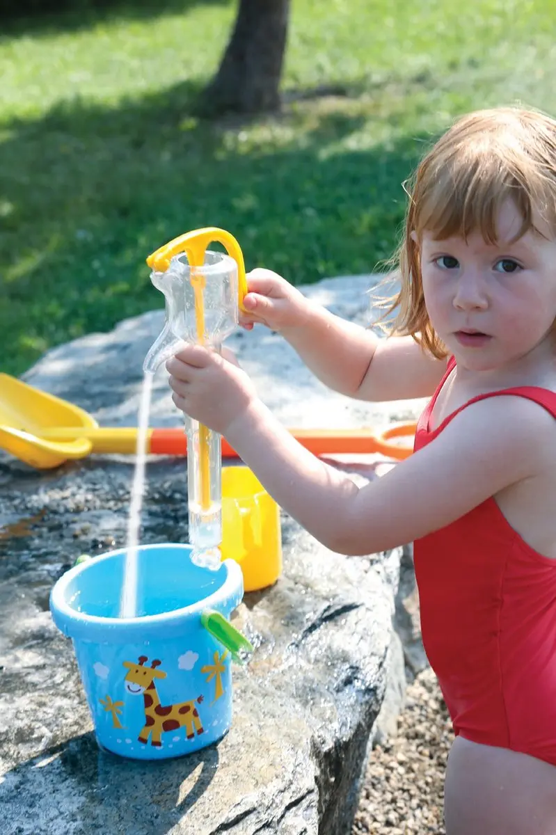 Bigjigs Waterpomp - Geel - afbeelding 2 van 3