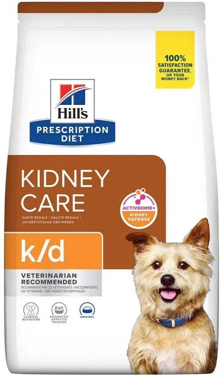 Hill's Prescription Diet K/D Hondenvoer - Ondersteunt niergezondheid