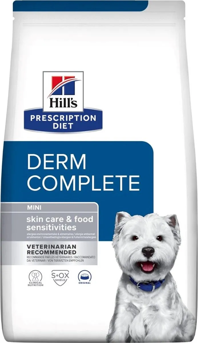Hill's Prescription Diet Derm Complete Mini Hondenvoer