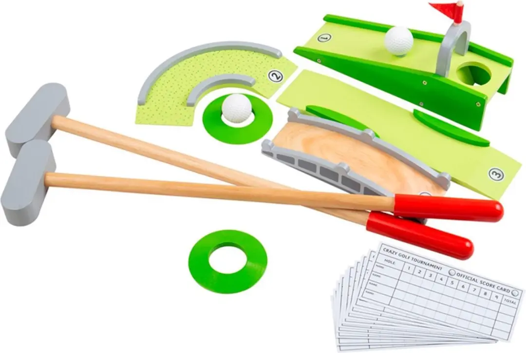Bigjigs Gekke Golf Mini Golf Hout