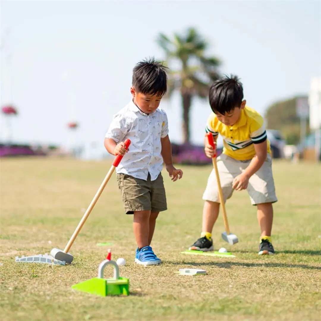 Bigjigs Gekke Golf Mini Golf Hout - Multikleuren - afbeelding 3 van 3