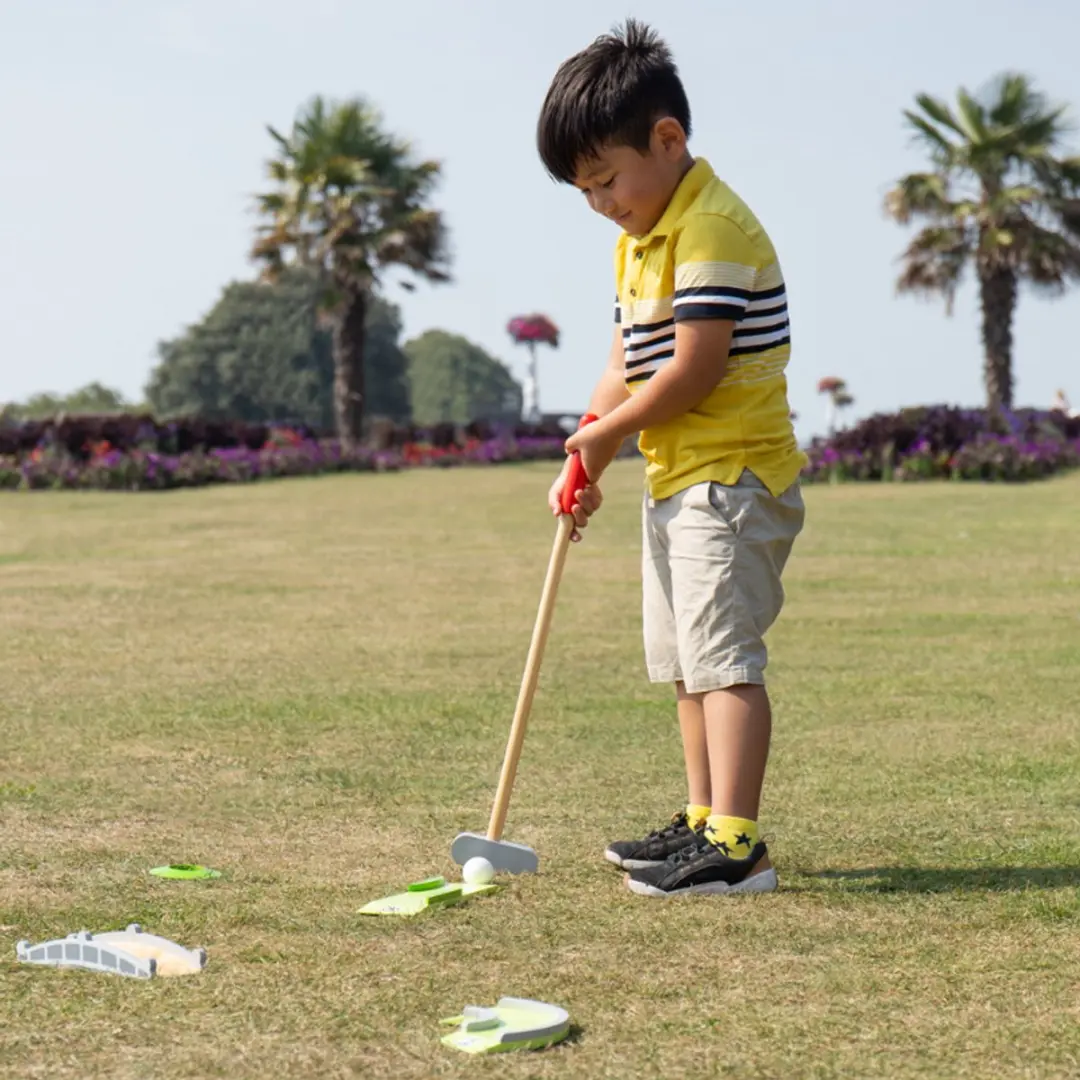 Bigjigs Gekke Golf Mini Golf Hout - Multikleuren - afbeelding 2 van 3