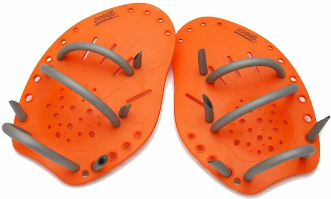Zoggs Matrix Handpeddels 465265-ORGY - Oranje - afbeelding 2 van 3