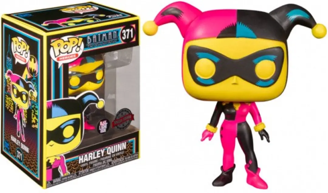 Funko POP! Harley Quinn (Black Light) - 9cm Verzamelfiguur - afbeelding 2 van 6