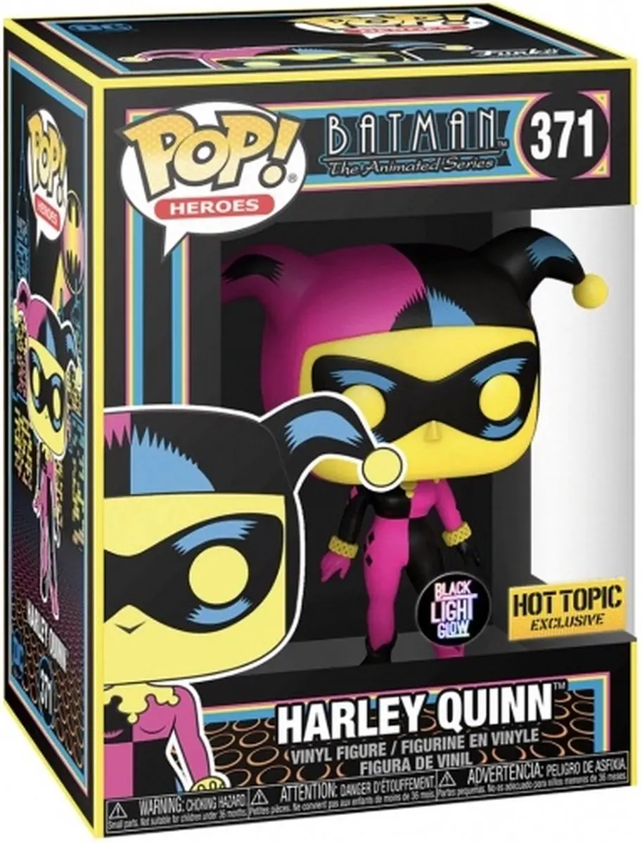 Funko POP! Harley Quinn (Black Light) - 9cm Verzamelfiguur - afbeelding 4 van 6
