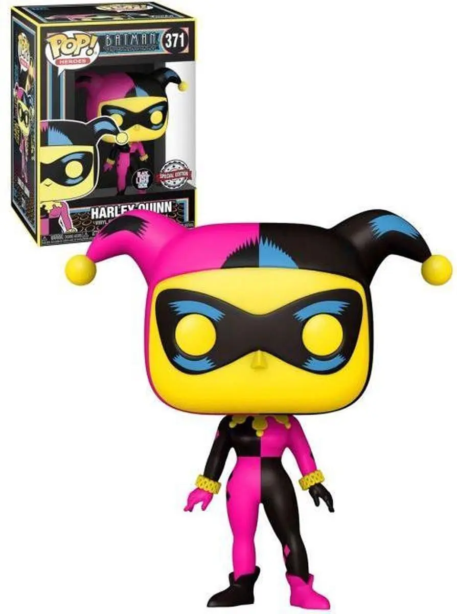 Funko POP! Harley Quinn (Black Light) - 9cm Verzamelfiguur - afbeelding 3 van 6
