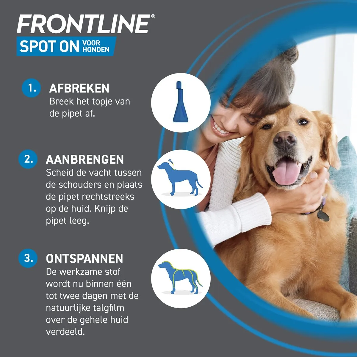 Frontline Spot On hond S (2-10 kg) - 2 x 6 pipetten - Vlooiendruppels Hond