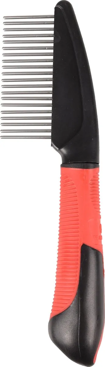 Flamingo Roterende Kam Rood - 24.5x9x2.5cm