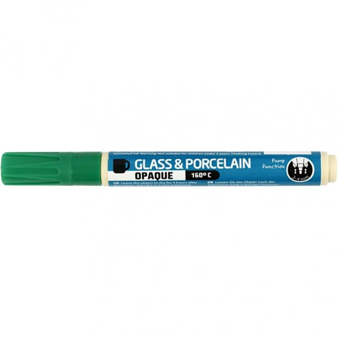 Kreul Hobby Line Porcelain Pen Porseleinstift - Lichtgroen - afbeelding 2 van 6