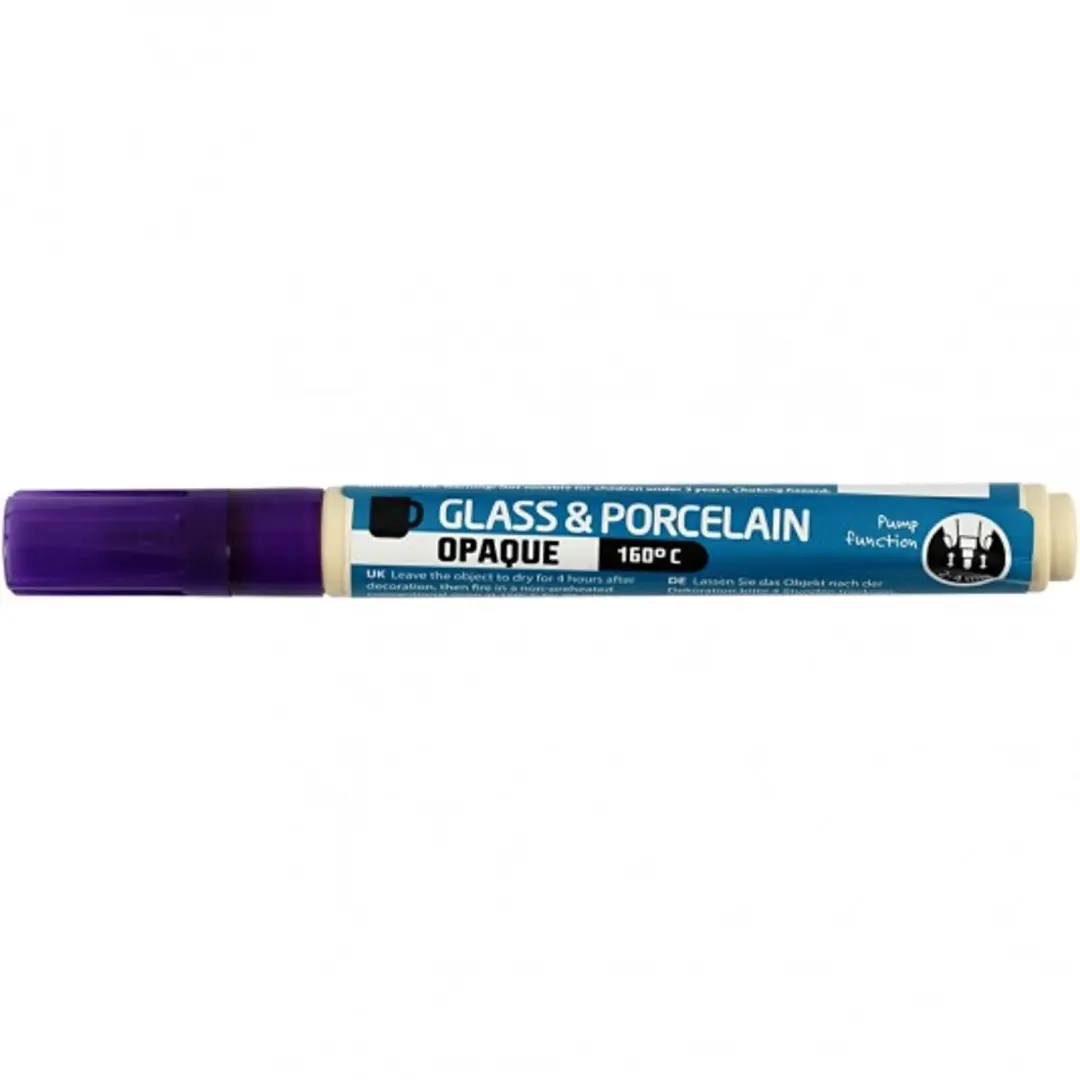 Kreul Hobby Line Paarse Porcelain Pen - Porseleinstift - afbeelding 2 van 6