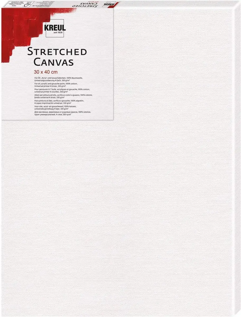 Kreul Stretched Canvas Frame 30 x 40 cm