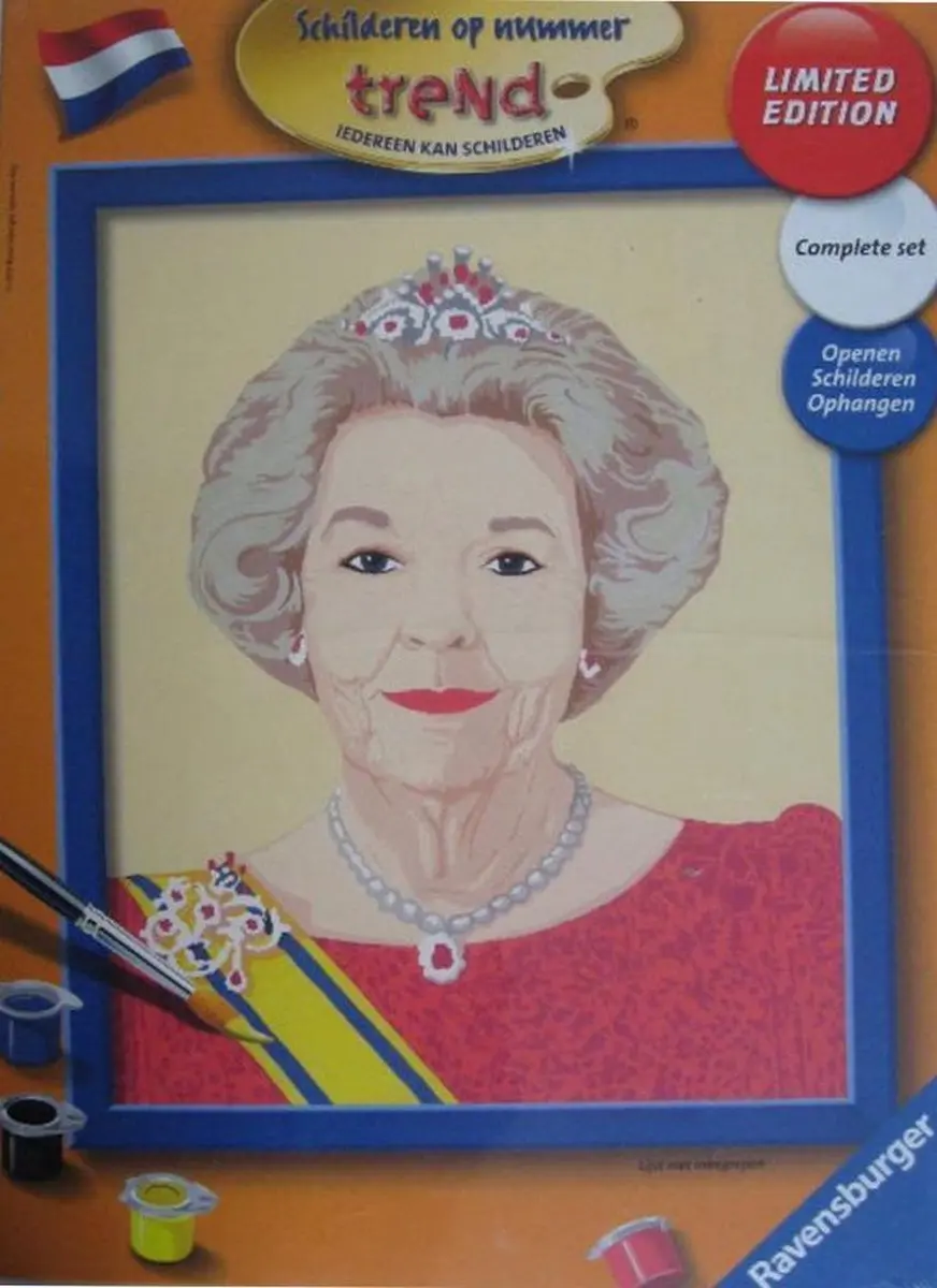 Ravenburger schilderen op nummer Beatrix schilderset