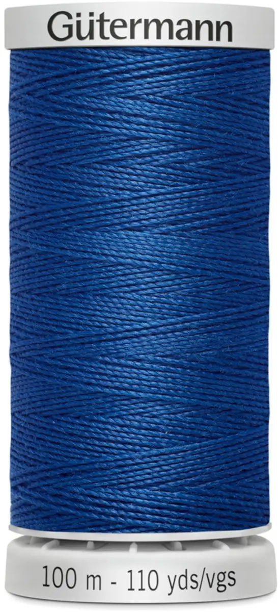Gutermann Super Sterk Garen 100 Mtr. Col 214 Blauw.