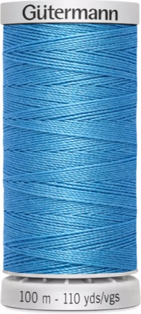 Gutermann Super Sterk Garen 100 Mtr. Col. 197 Blauw.