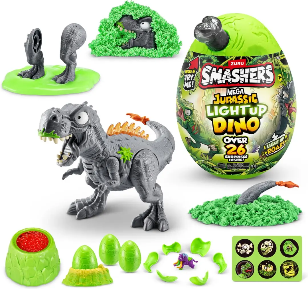 Zuru Smashers Mega Jurassic Lichtgevende Dinosaurus