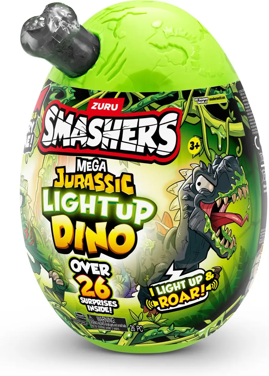 Zuru Smashers Mega Jurassic Lichtgevende Dinosaurus - afbeelding 6 van 6