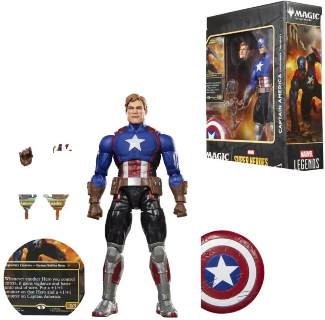 Marvel Legends Captain America Figuur - Avengers Twilight - afbeelding 2 van 6