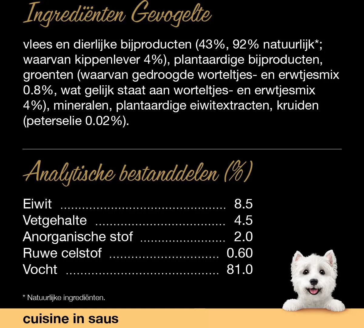 Cesar Hondenvoer - Cuisine Mix in Saus - Maaltijdkuipjes 24x150g