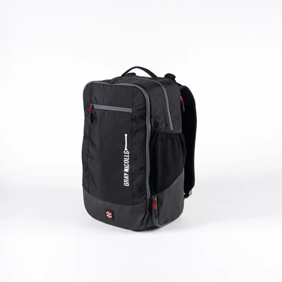 Gray-Nicolls rugzak sporttas 50x30x26 zwart voor kinderen.