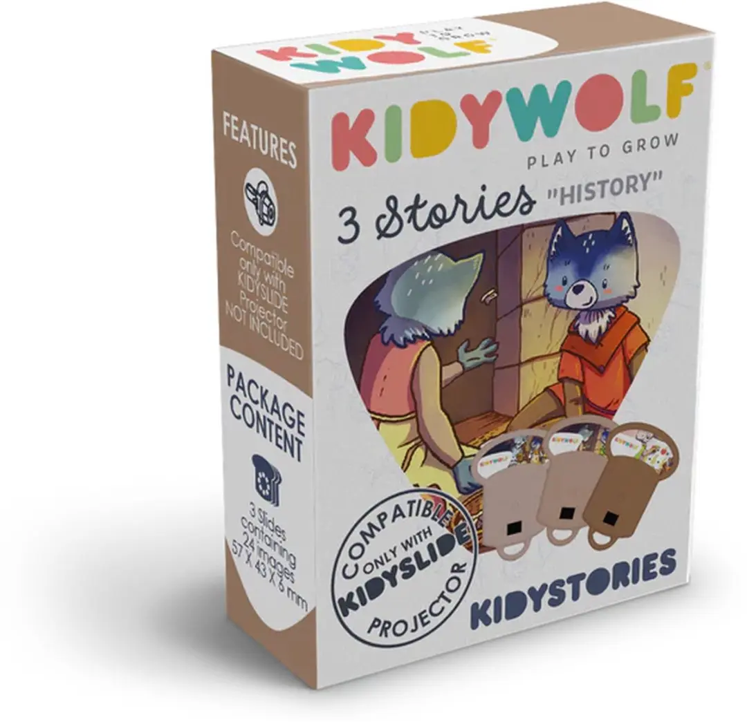 Kidywolf KIDYSTORIES History Verhaalschijven - 3 Patronen - afbeelding 6 van 6