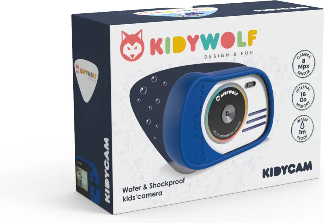 Kidywolf Kidycam KIDYCAM-BU Digitale Camera - Blauw - afbeelding 4 van 6