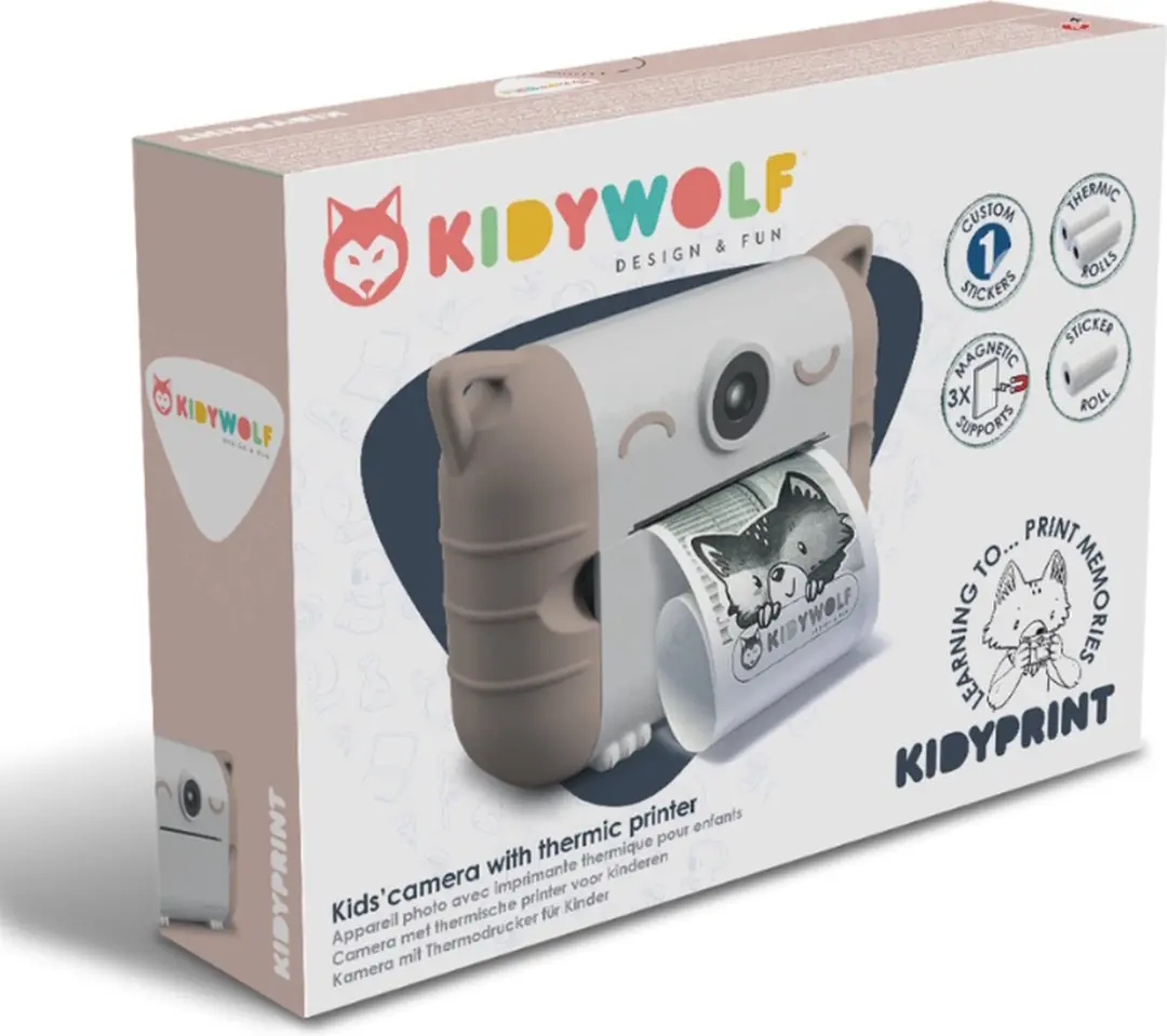 Kidywolf KIDYPRINT-PE Thermische Kindercamera - Roze - afbeelding 5 van 6