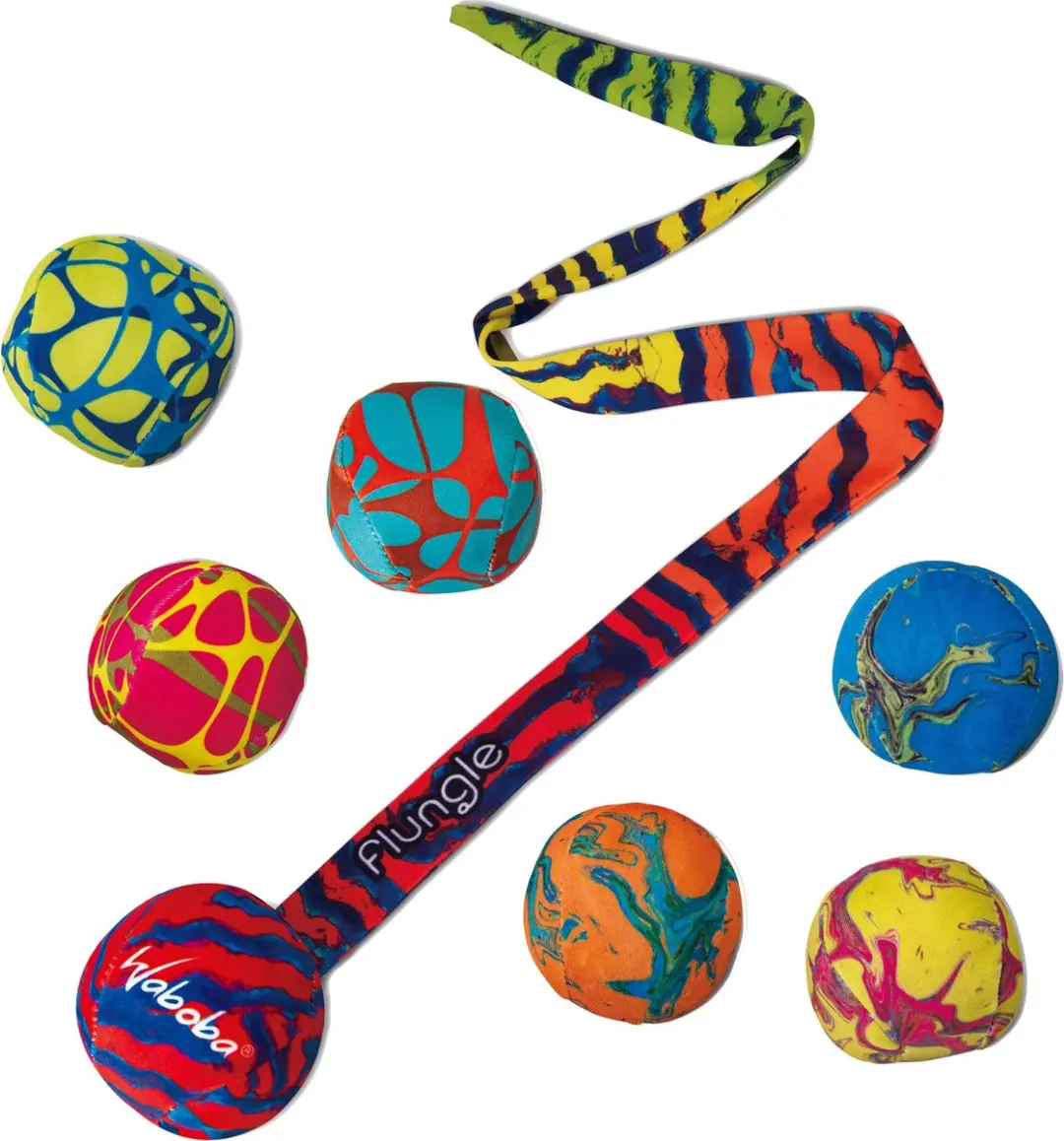 Waboba Flungle Tailball - Balwerpspel - 7 stuks - afbeelding 6 van 6