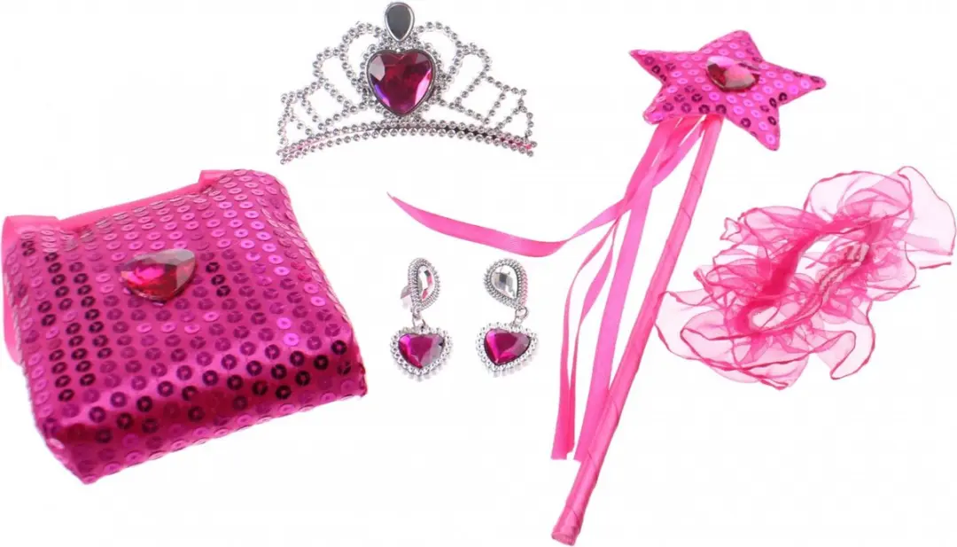Johntoy Giftset Princess Secret Meisjes Donkerroze 5-delig