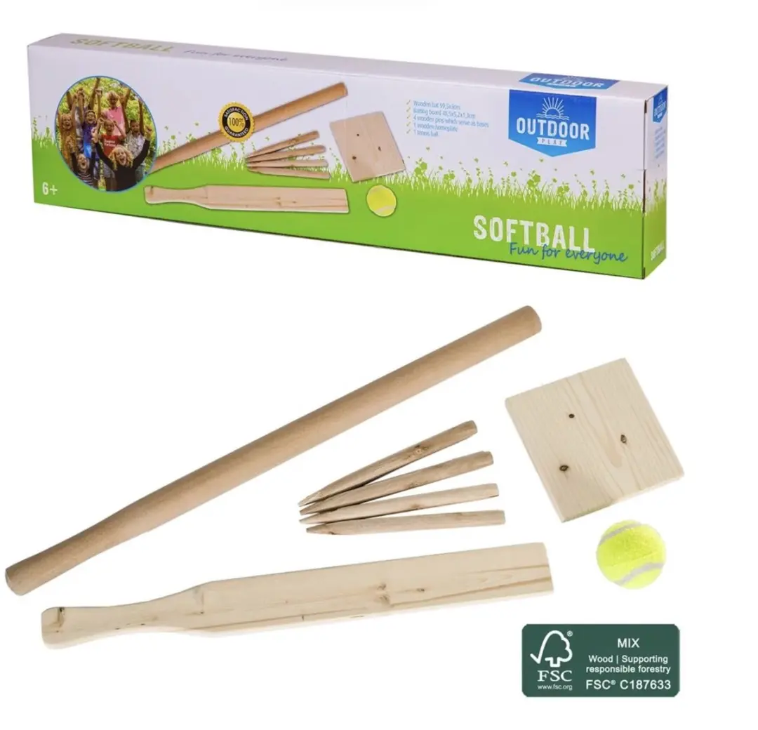 Outdoor Play slagbalset FSC met draagtas