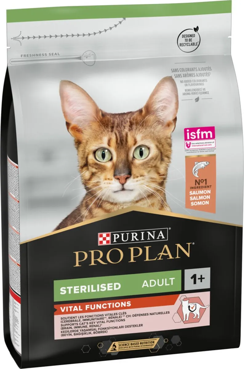 Pro Plan Cat Sterilised Sensitive Zalm - 4x3kg