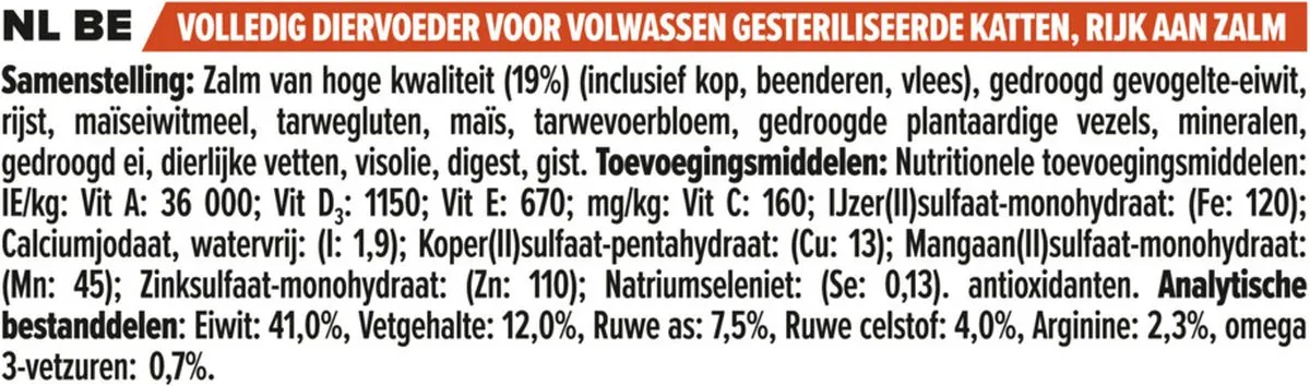Pro Plan Cat Sterilised Sensitive Zalm - 4x3kg