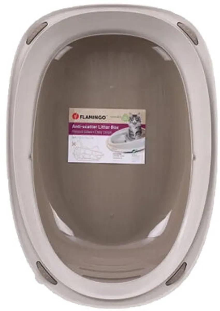 Flamingo Kattenbak Jota - Taupe S