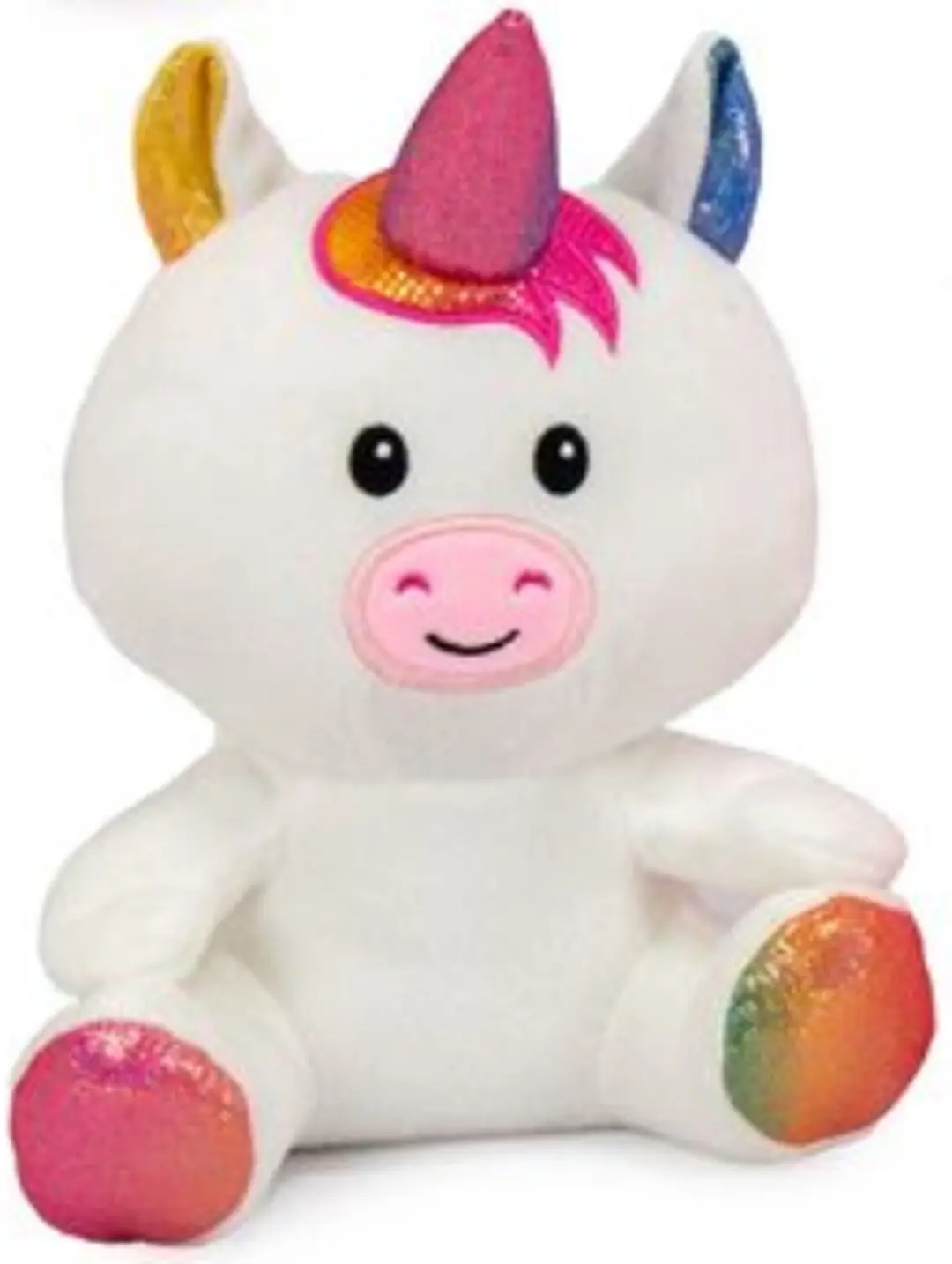Eenhoorn Zittend Pluche Knuffel Dier 20 cm