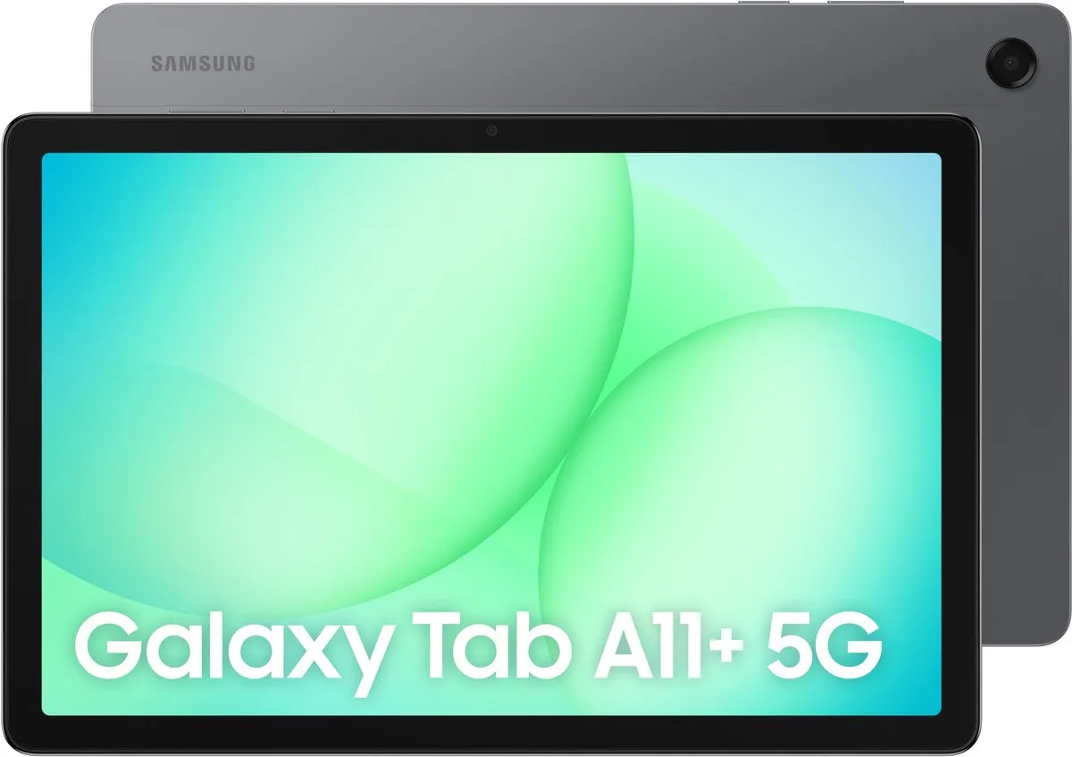 Samsung Galaxy Tab A11 Plus - 5G - 256GB - Gray + 1 jaar extra garantie