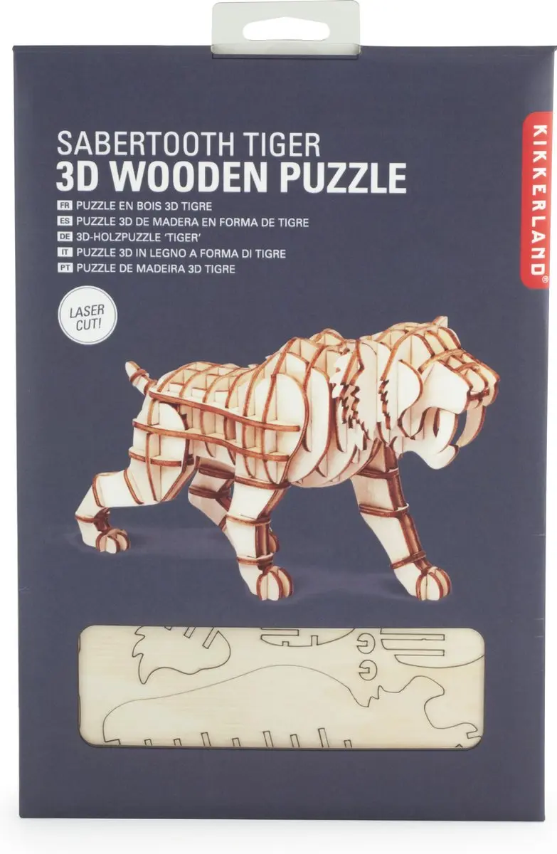 Kikkerland 3D puzzel van hout