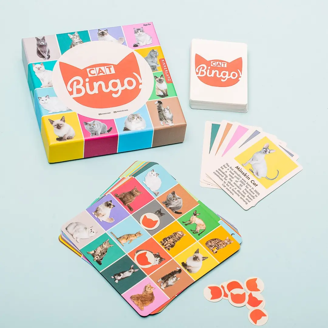 Kikkerland Cat Bingo