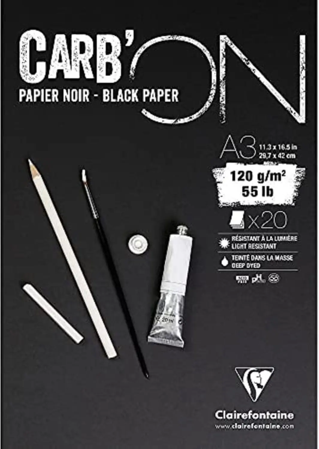 Zwart Tekenpapier A3