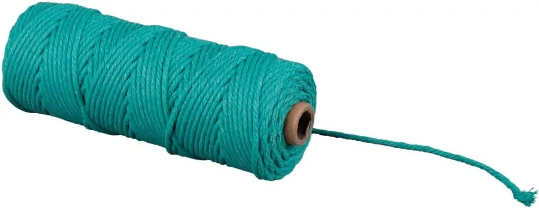 Rayher Macramé Garen Petrol 3mm - 70m Rol - afbeelding 3 van 4