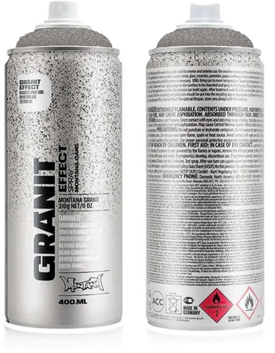 Montana Graniet Verf GRIJS spuitbus 400ml