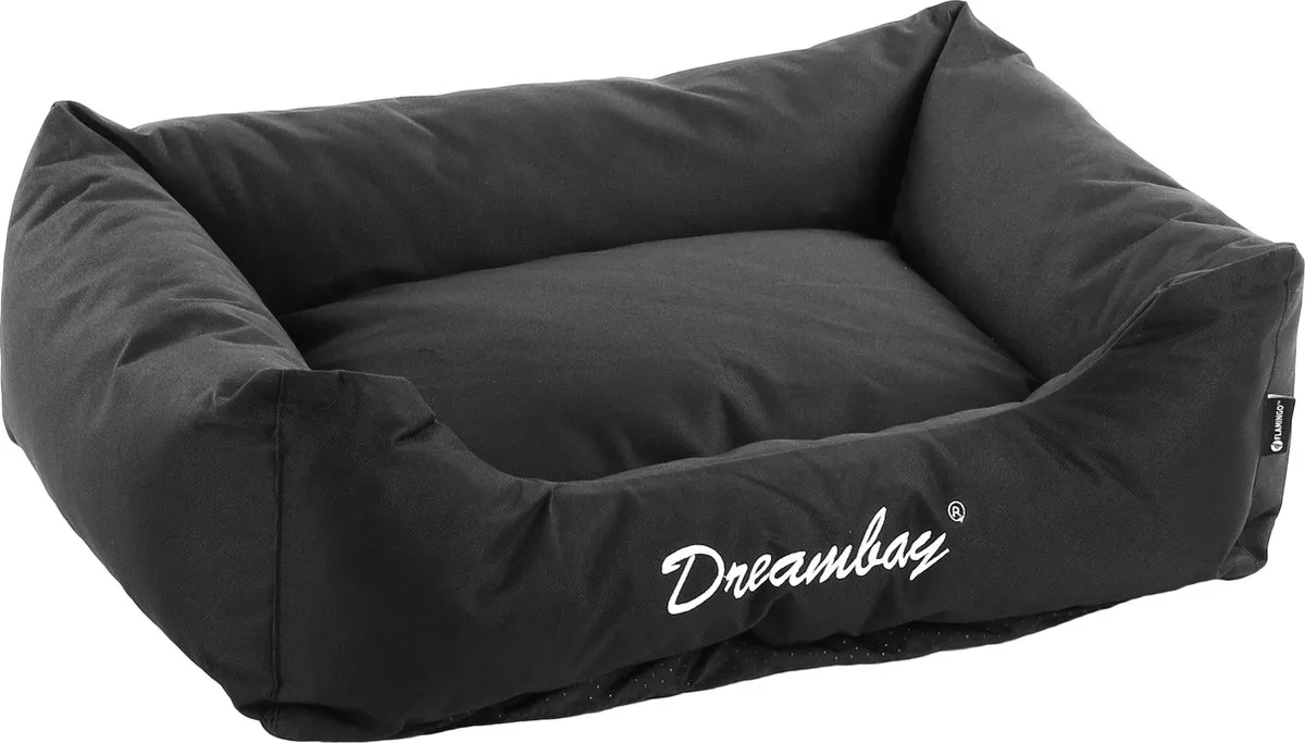 Flamingo Dreambay Orthopedisch Hondenkussen Zwart 65x45cm