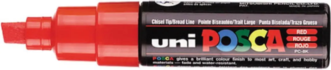 Posca PC-8K Verfstift Rood
