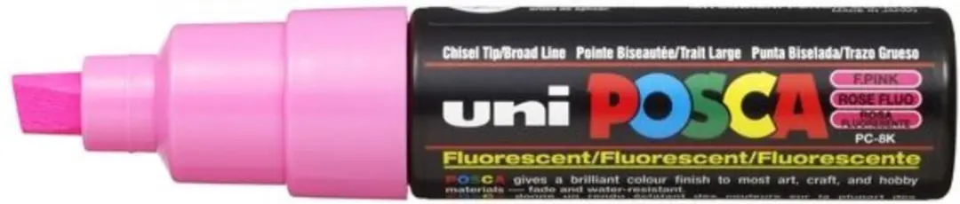 Posca PC-8K Verfstift Fluoriserend Roze