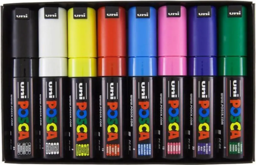 Posca PC-8K Verfmarkers set