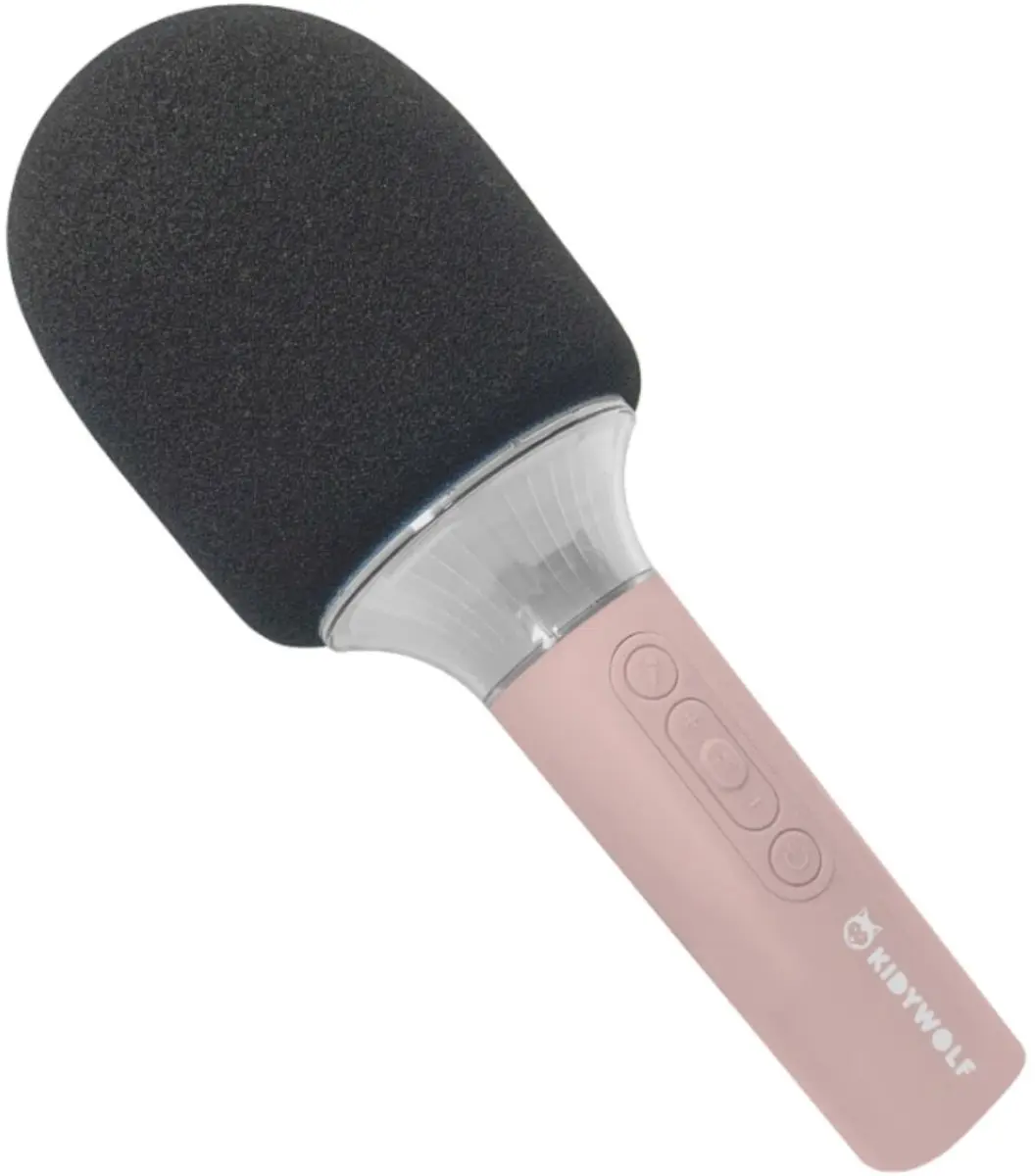 Kidywolf KIDYMIC Draadloze Karaokemicrofoon - Roze - afbeelding 6 van 6
