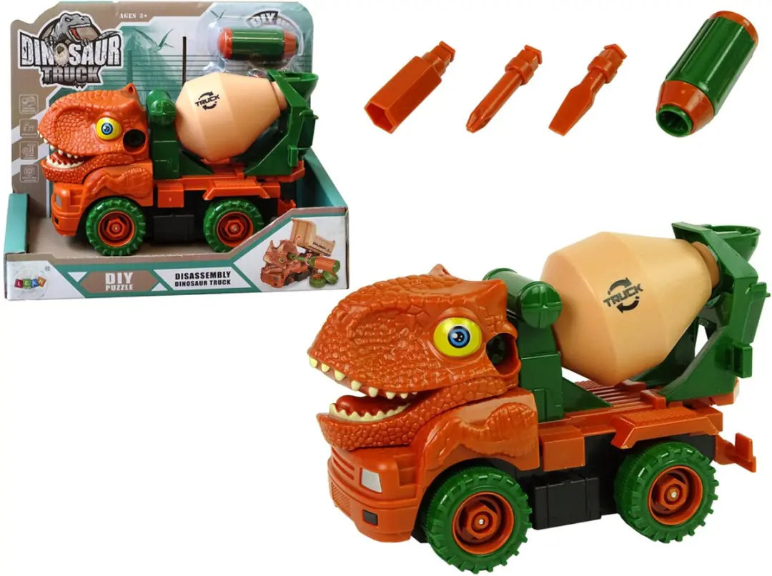 Lean Toys Betonwagen Dinosaur Unwrecker